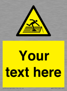 Custom Figure on Roof Sign